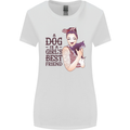 A Dog Is a Girl's Best Friend Chihuahua Womens Wider Cut T-Shirt White