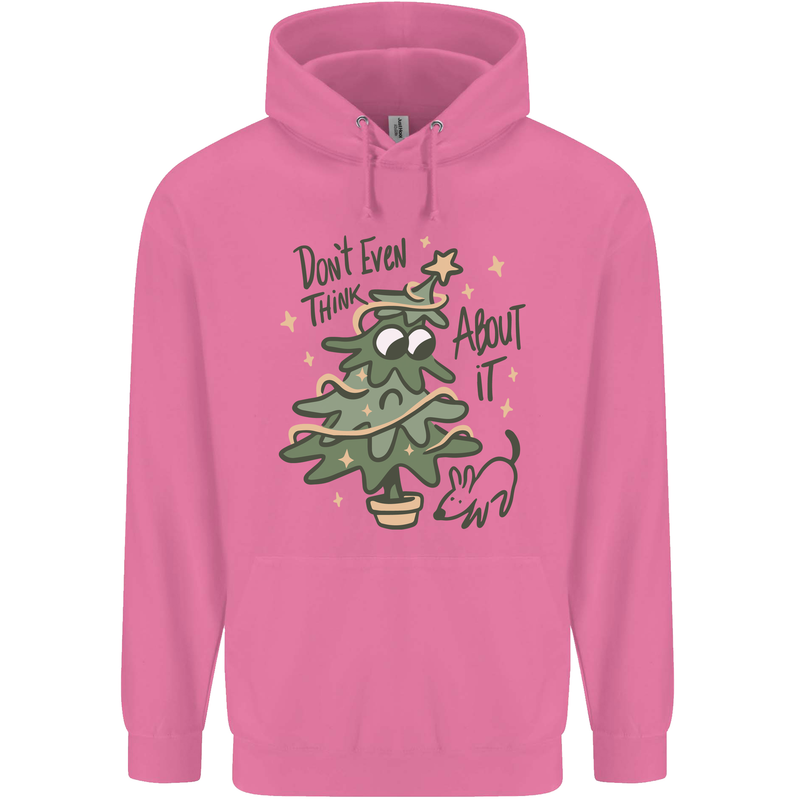 A Dog Weeing on a Christmas Tree Xmas Funny Mens 80% Cotton Hoodie Azelea