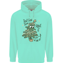 A Dog Weeing on a Christmas Tree Xmas Funny Mens 80% Cotton Hoodie Peppermint