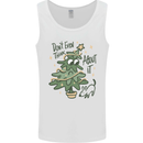 A Dog Weeing on a Christmas Tree Xmas Funny Mens Vest Tank Top White