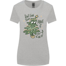 A Dog Weeing on a Christmas Tree Xmas Funny Womens Wider Cut T-Shirt Sports Grey