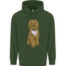 A Doodle Goldendoodle Dog Childrens Kids Hoodie Forest Green