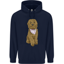 A Doodle Goldendoodle Dog Childrens Kids Hoodie Navy Blue