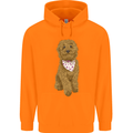 A Doodle Goldendoodle Dog Childrens Kids Hoodie Orange