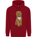 A Doodle Goldendoodle Dog Childrens Kids Hoodie Red