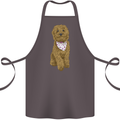 A Doodle Goldendoodle Dog Cotton Apron 100% Organic Dark Grey