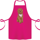 A Doodle Goldendoodle Dog Cotton Apron 100% Organic Pink
