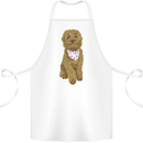 A Doodle Goldendoodle Dog Cotton Apron 100% Organic White