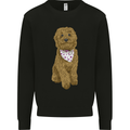 A Doodle Goldendoodle Dog Kids Sweatshirt Jumper Black