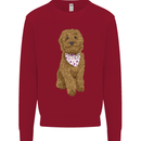 A Doodle Goldendoodle Dog Kids Sweatshirt Jumper Red
