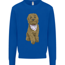 A Doodle Goldendoodle Dog Kids Sweatshirt Jumper Royal Blue