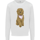 A Doodle Goldendoodle Dog Kids Sweatshirt Jumper White