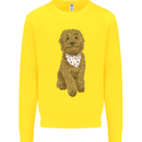 A Doodle Goldendoodle Dog Kids Sweatshirt Jumper Yellow