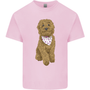 A Doodle Goldendoodle Dog Kids T-Shirt Childrens Light Pink