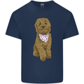 A Doodle Goldendoodle Dog Kids T-Shirt Childrens Navy Blue