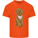 A Doodle Goldendoodle Dog Kids T-Shirt Childrens Orange