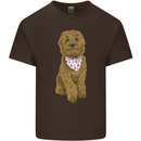A Doodle Goldendoodle Dog Mens Cotton T-Shirt Tee Top Dark Chocolate