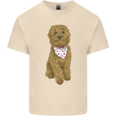 A Doodle Goldendoodle Dog Mens Cotton T-Shirt Tee Top Natural