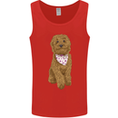 A Doodle Goldendoodle Dog Mens Vest Tank Top Red