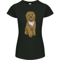 A Doodle Goldendoodle Dog Womens Petite Cut T-Shirt Black
