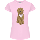 A Doodle Goldendoodle Dog Womens Petite Cut T-Shirt Light Pink