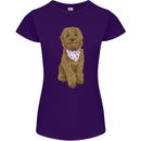 A Doodle Goldendoodle Dog Womens Petite Cut T-Shirt Purple