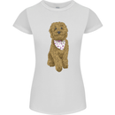 A Doodle Goldendoodle Dog Womens Petite Cut T-Shirt White