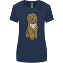 A Doodle Goldendoodle Dog Womens Wider Cut T-Shirt Navy Blue