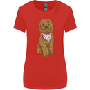 A Doodle Goldendoodle Dog Womens Wider Cut T-Shirt Red