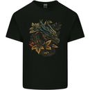 A Dragon in Nature Fantasy Kids T-Shirt Childrens Black
