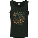A Dragon in Nature Fantasy Mens Vest Tank Top Black