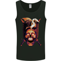 A Dragon on a Skull Swords Fantasy Demon Mens Vest Tank Top Black