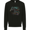 A Fantasy Horse With Feathers Pegasus Kids Sweatshirt Jumper Black