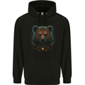 A Fantasy SCI-FI Grizzly Bear of the Future Childrens Kids Hoodie Black