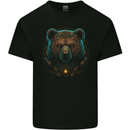 A Fantasy SCI-FI Grizzly Bear of the Future Kids T-Shirt Childrens Black