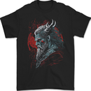 A Fantasy Viking Of War Odin Thor Mens Gildan Cotton T-Shirt Black