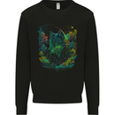 A Fantasy Wolf in the Forest Kids Sweatshirt Jumper Black