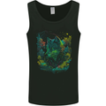 A Fantasy Wolf in the Forest Mens Vest Tank Top Black