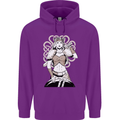 A Female Viking Shield Maiden Warrior Childrens Kids Hoodie Purple