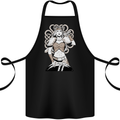 A Female Viking Shield Maiden Warrior Cotton Apron 100% Organic Black