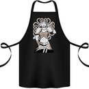 A Female Viking Shield Maiden Warrior Cotton Apron 100% Organic Black