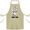 A Female Viking Shield Maiden Warrior Cotton Apron 100% Organic Khaki