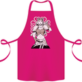 A Female Viking Shield Maiden Warrior Cotton Apron 100% Organic Pink