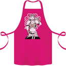 A Female Viking Shield Maiden Warrior Cotton Apron 100% Organic Pink