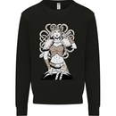 A Female Viking Shield Maiden Warrior Kids Sweatshirt Jumper Black