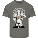 A Female Viking Shield Maiden Warrior Kids T-Shirt Childrens Charcoal