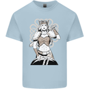A Female Viking Shield Maiden Warrior Kids T-Shirt Childrens Light Blue