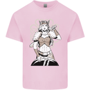 A Female Viking Shield Maiden Warrior Kids T-Shirt Childrens Light Pink
