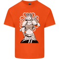A Female Viking Shield Maiden Warrior Kids T-Shirt Childrens Orange