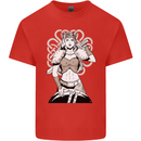 A Female Viking Shield Maiden Warrior Kids T-Shirt Childrens Red